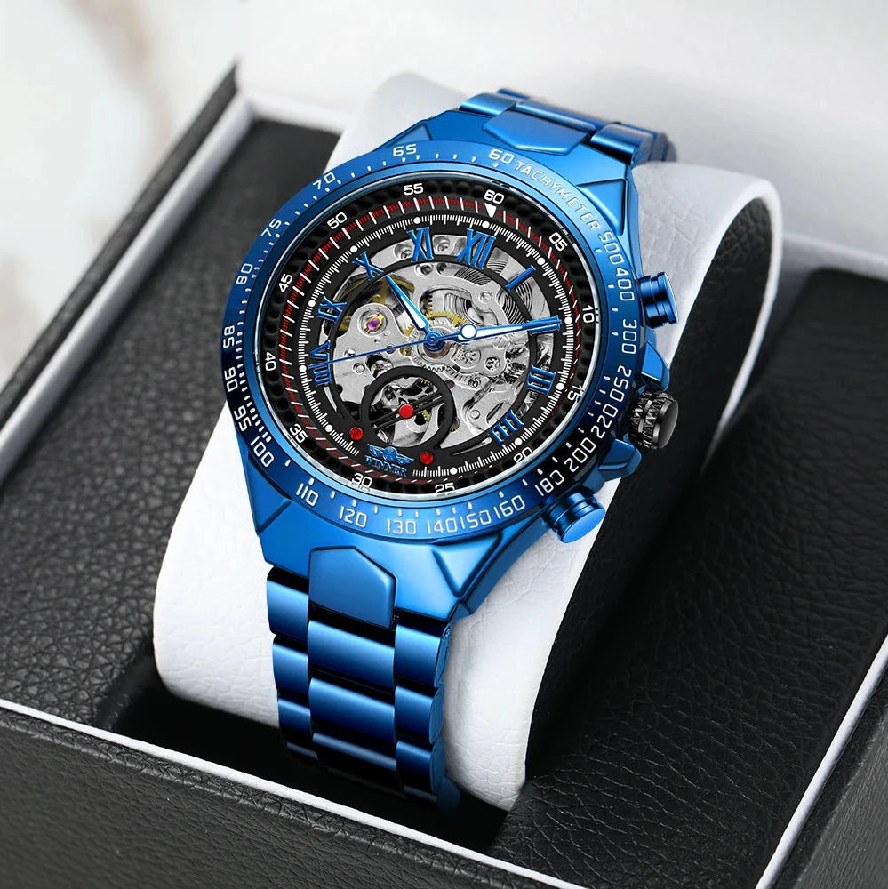 Blue Vortex Automatik Chrono