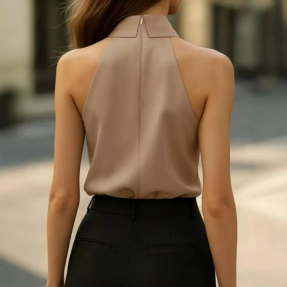 Skyline Tie Halter Top