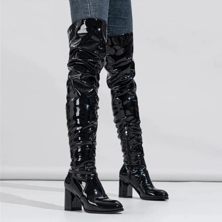 Rebel Rider Leather Boots