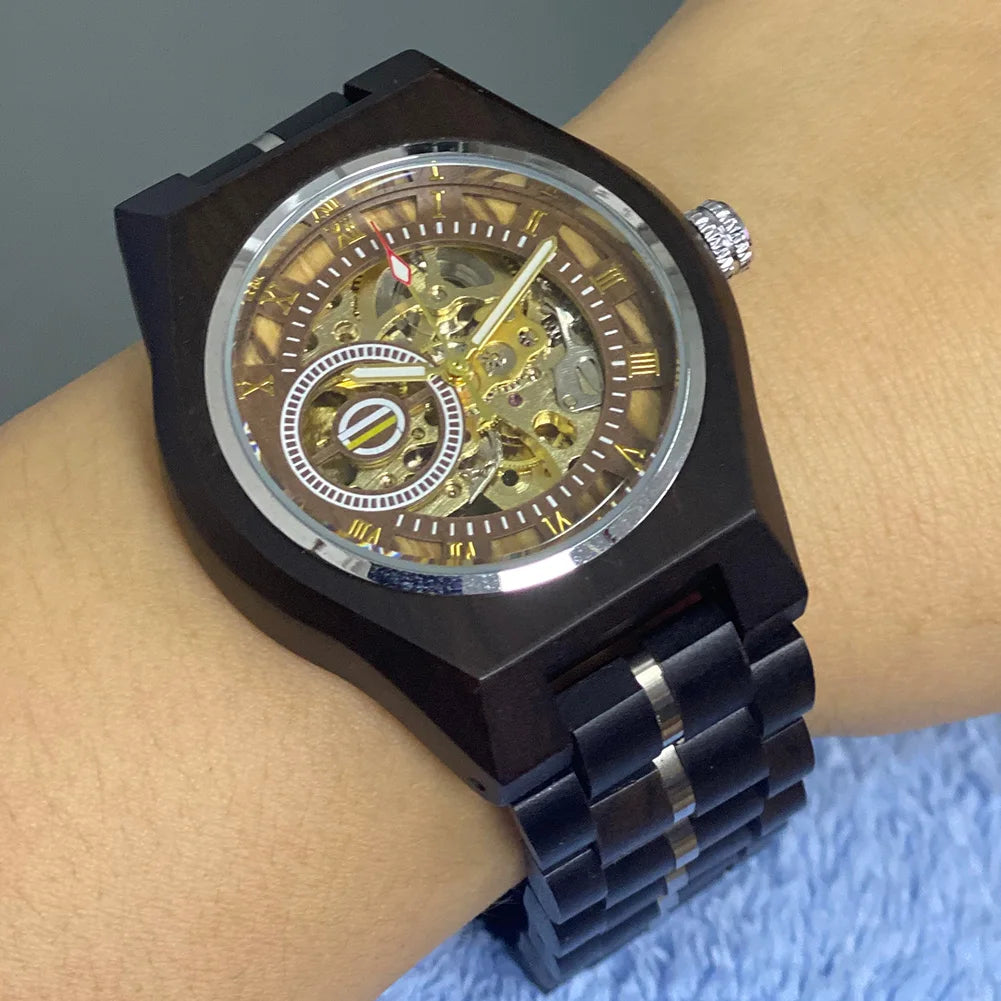 Vintage Timber Timepiece