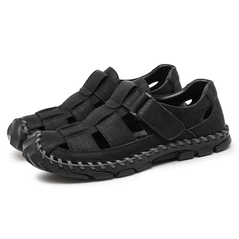 Bravon Leather Sandals