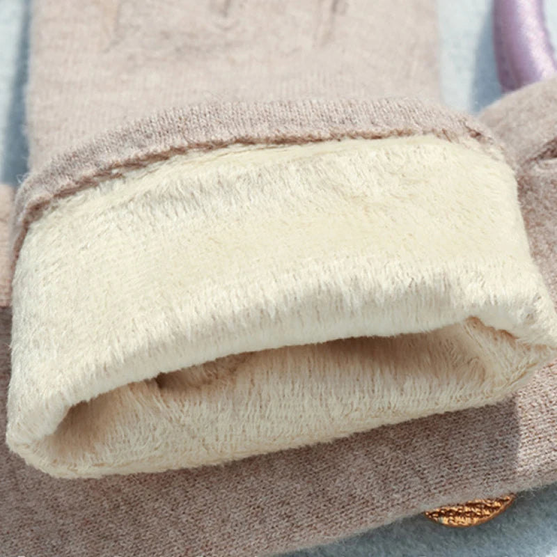New Winter Cashmere Gloves