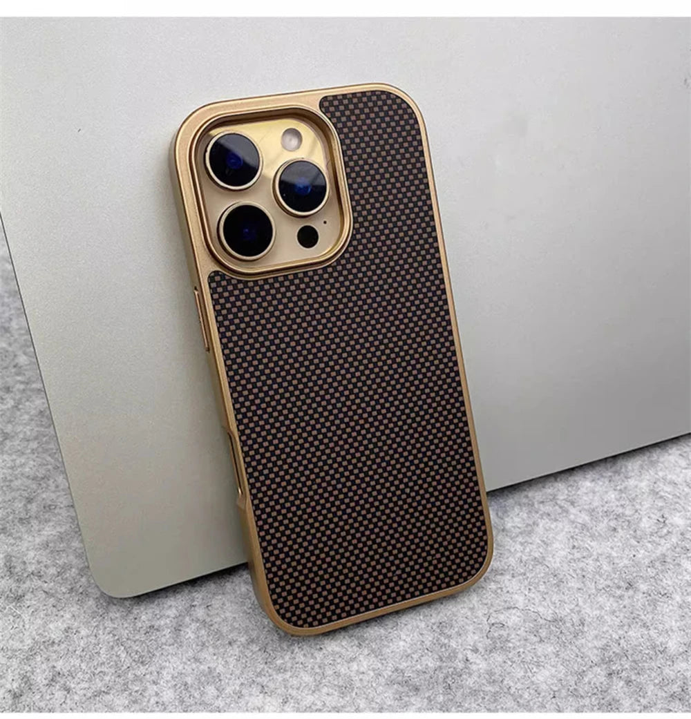 Luxury Carbon Fiber iPhone Case