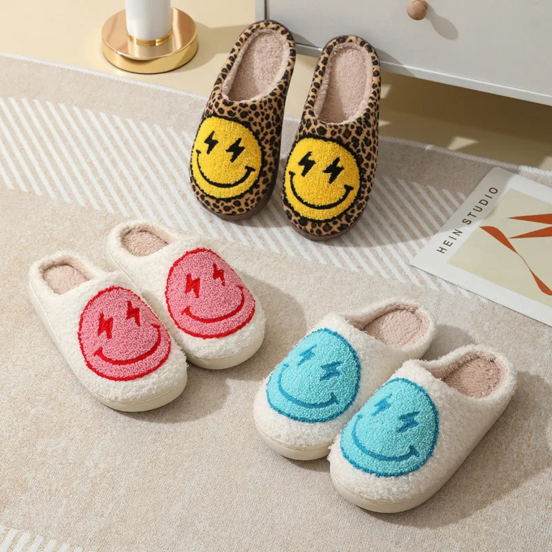 Cozy Lighting Emoji Slippers