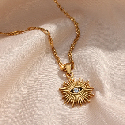 Sacred Eye Sun Pendant