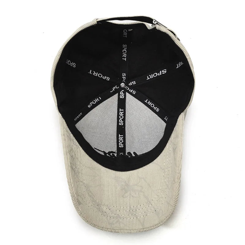 Corduroy Heart Cap