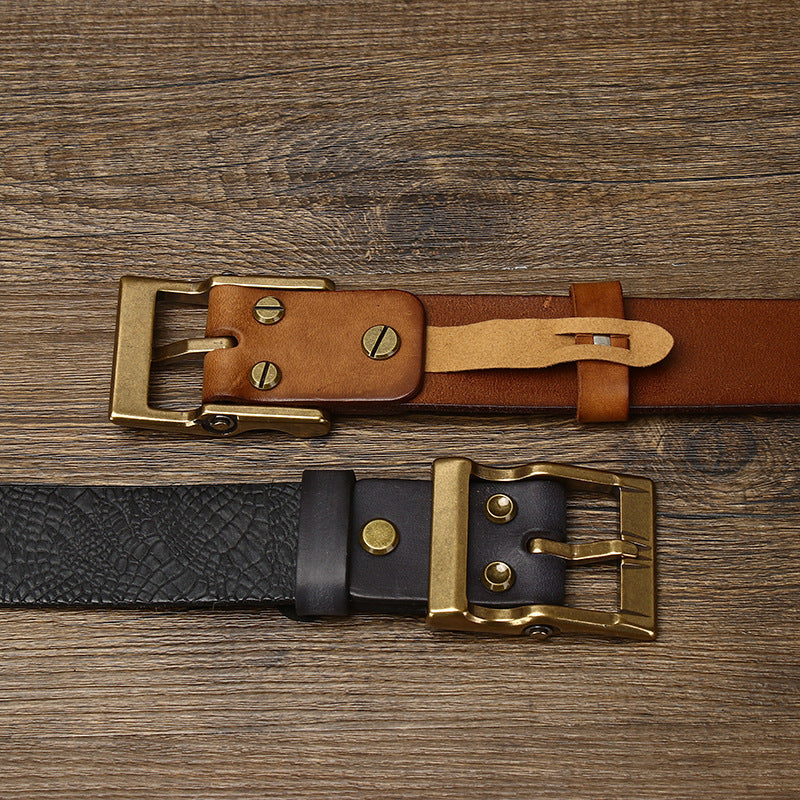 Genuine Cowhide Casual Belt