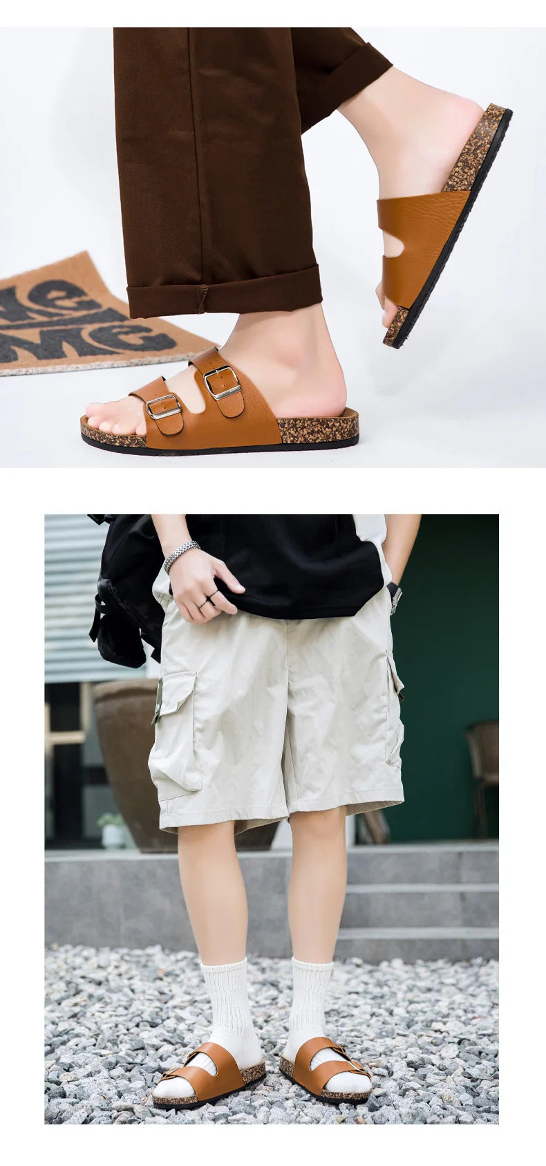 Relaxed Fit Summer Slippers