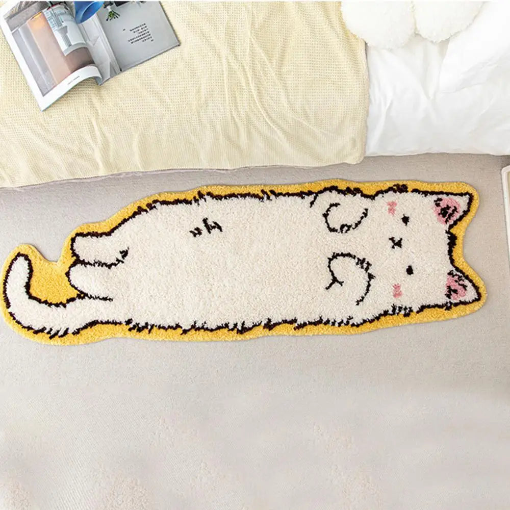 Kawaii Cat Bedside Rug