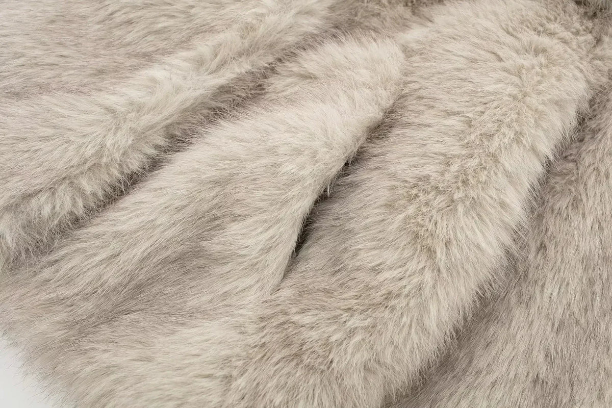 Ivory Chic Fur Jacket