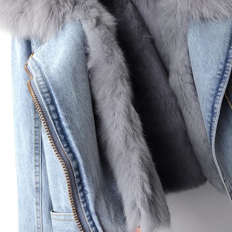 Arctic Fur Denim Jacket