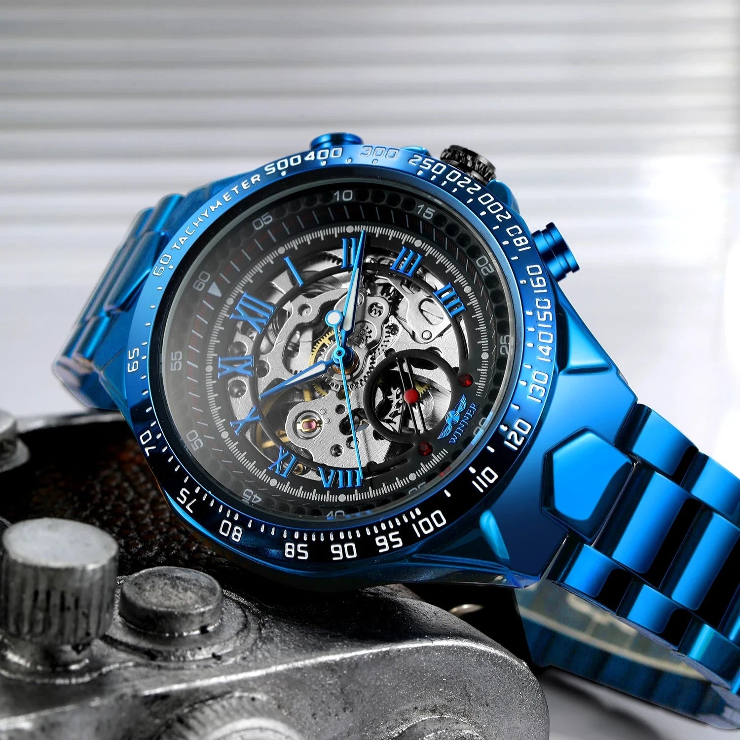 Blue Vortex Automatik Chrono