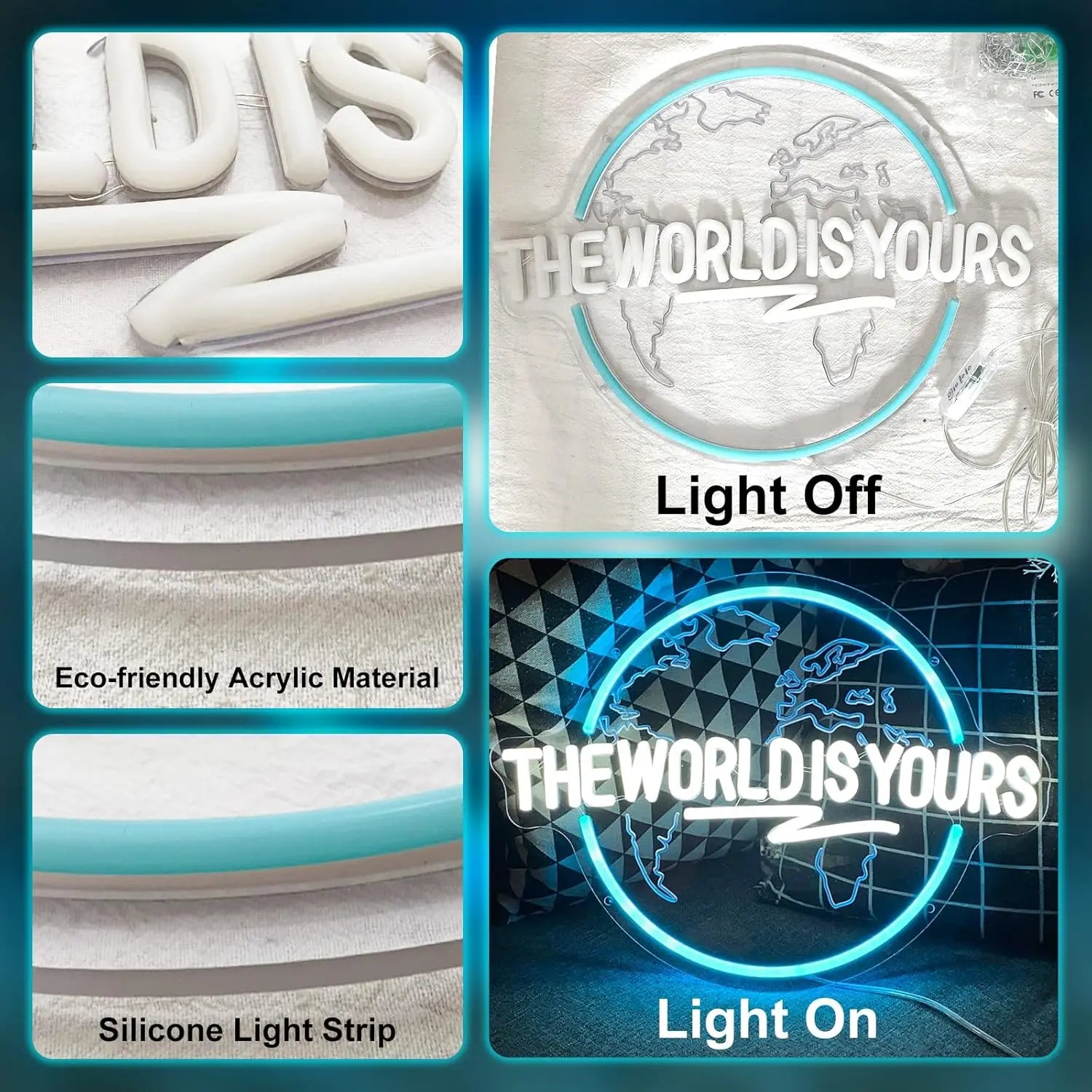 The World Is Yours LED Neon Light