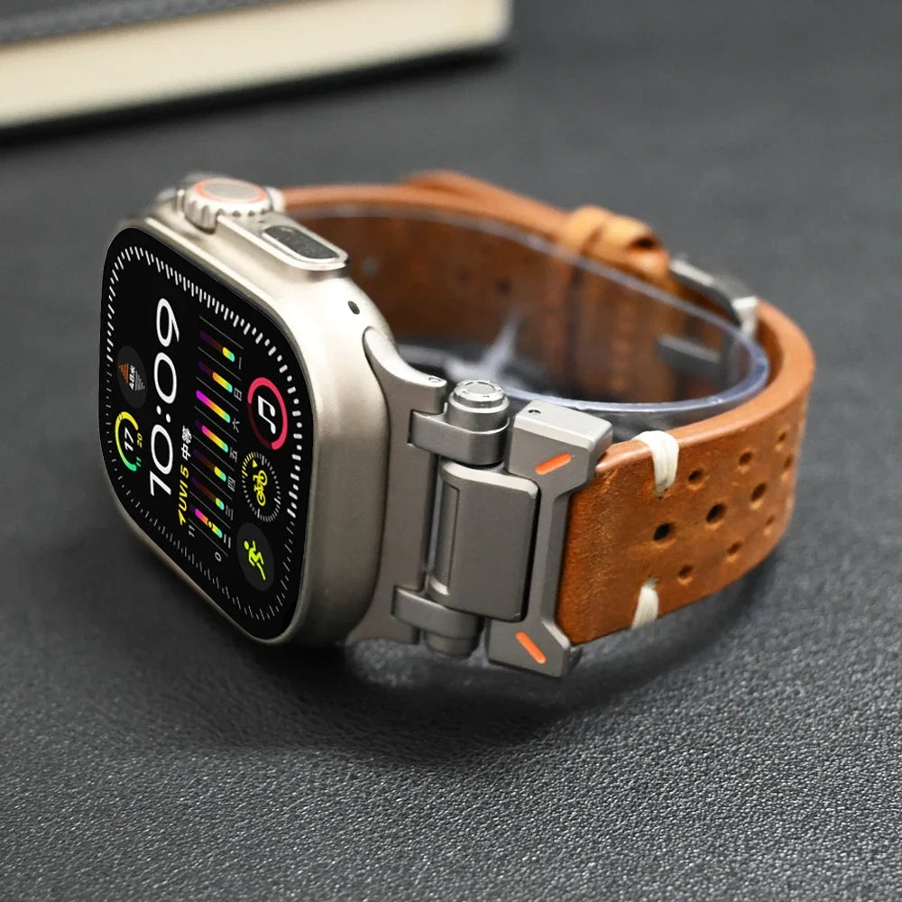 Luxury Craft Leather Apple Watch Band