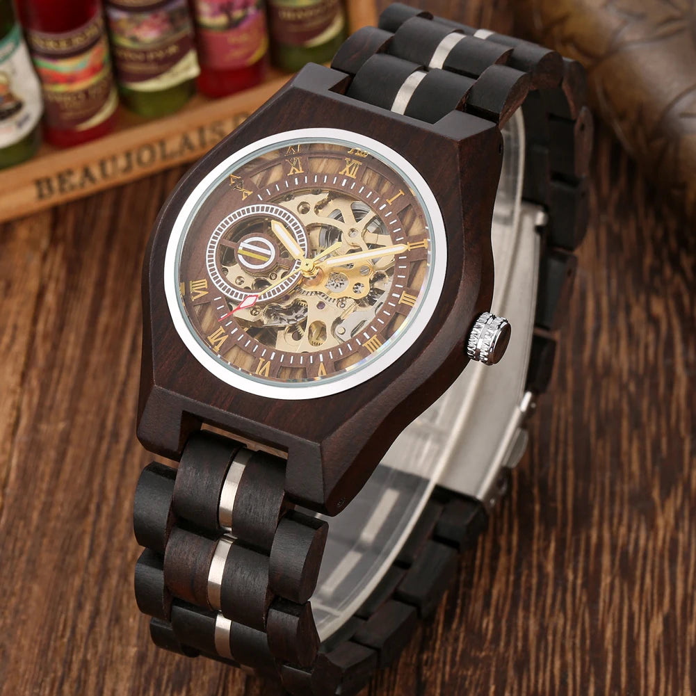 Vintage Timber Timepiece