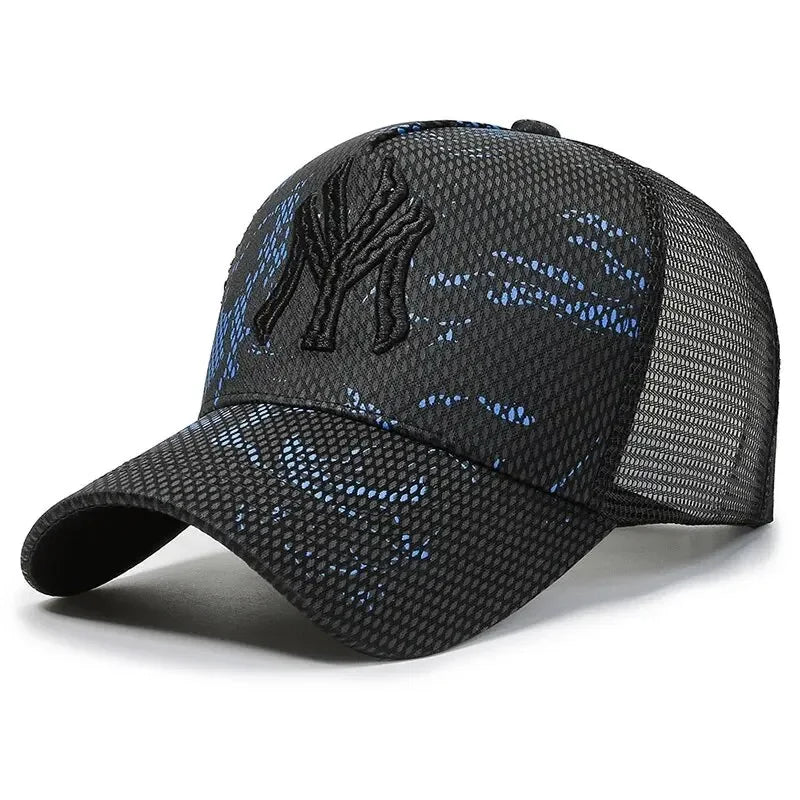 Black Camo Mesh Cap
