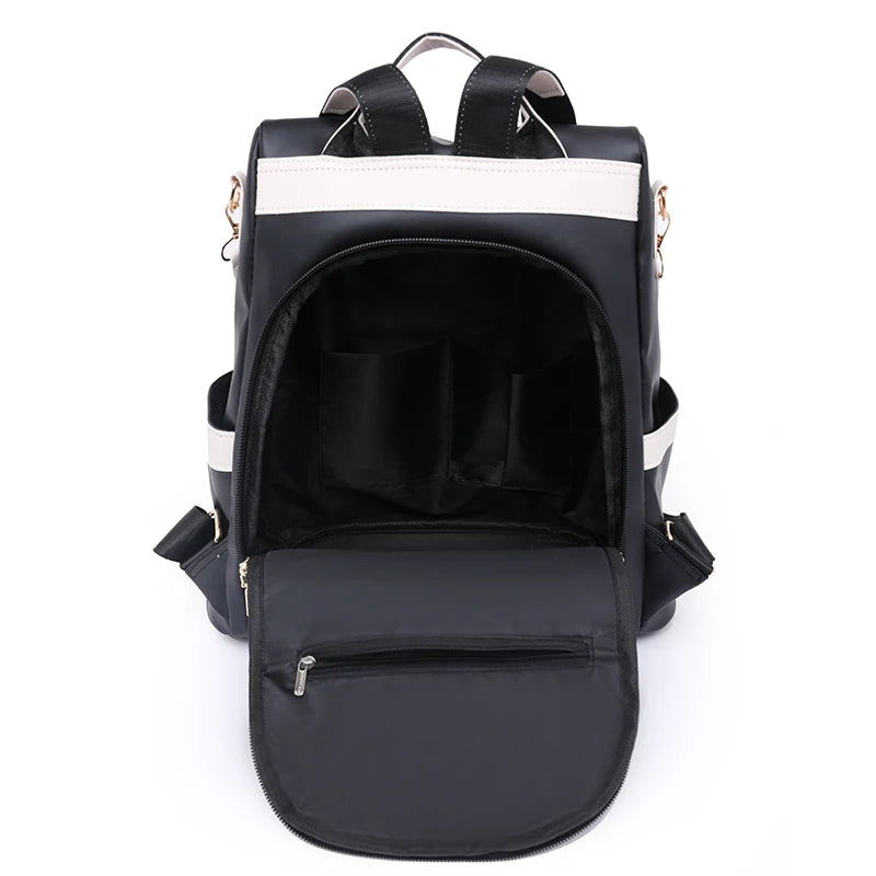 Chic Colorblock Backpack