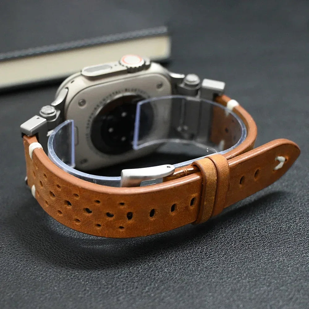 Luxury Craft Leather Apple Watch Band