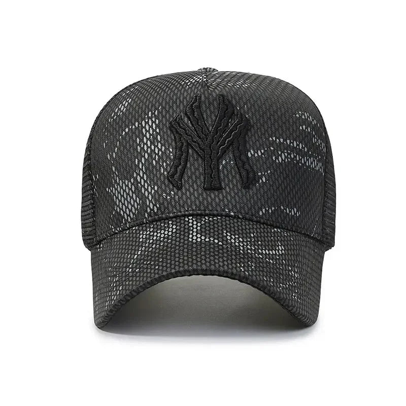 Black Camo Mesh Cap