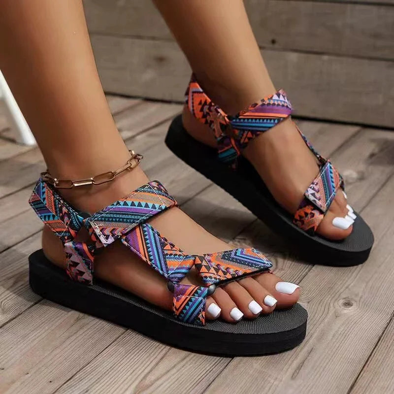 Sun Drift Platform Sandals