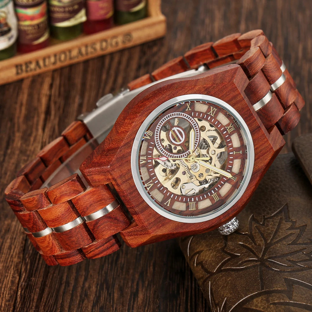 Vintage Timber Timepiece