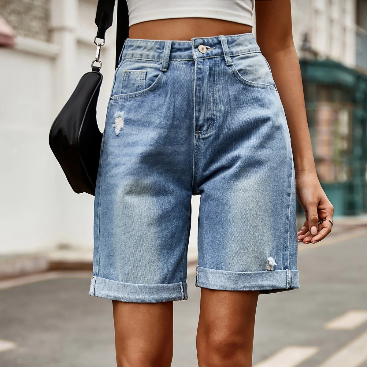 Relaxed Fit Vintage Wash Shorts