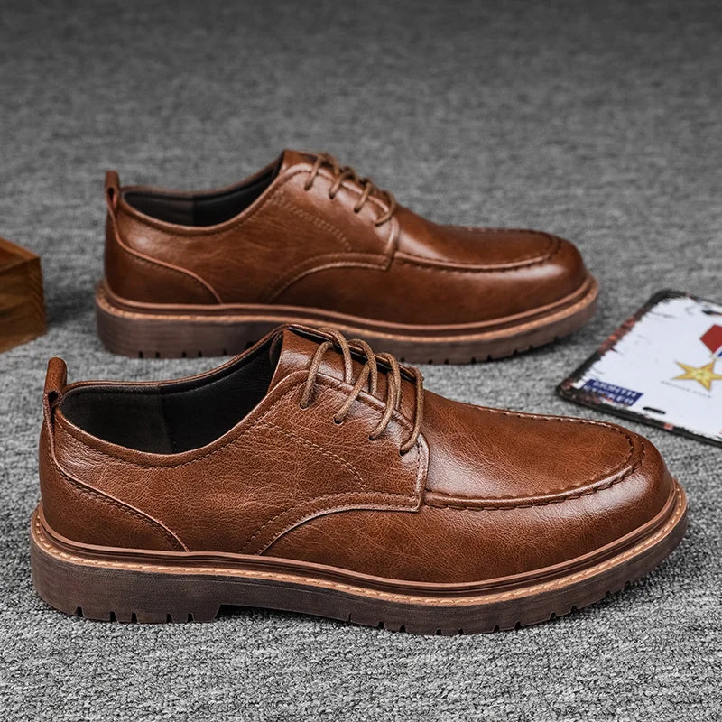 Mason Brogue Leather Shoes