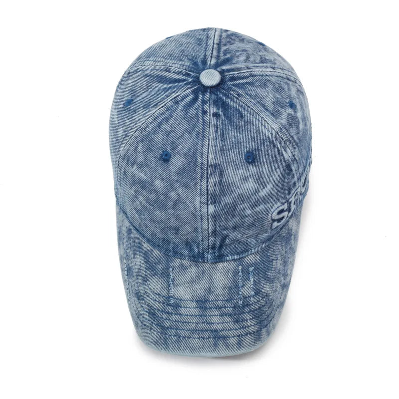 Retro Denim Sports Cap