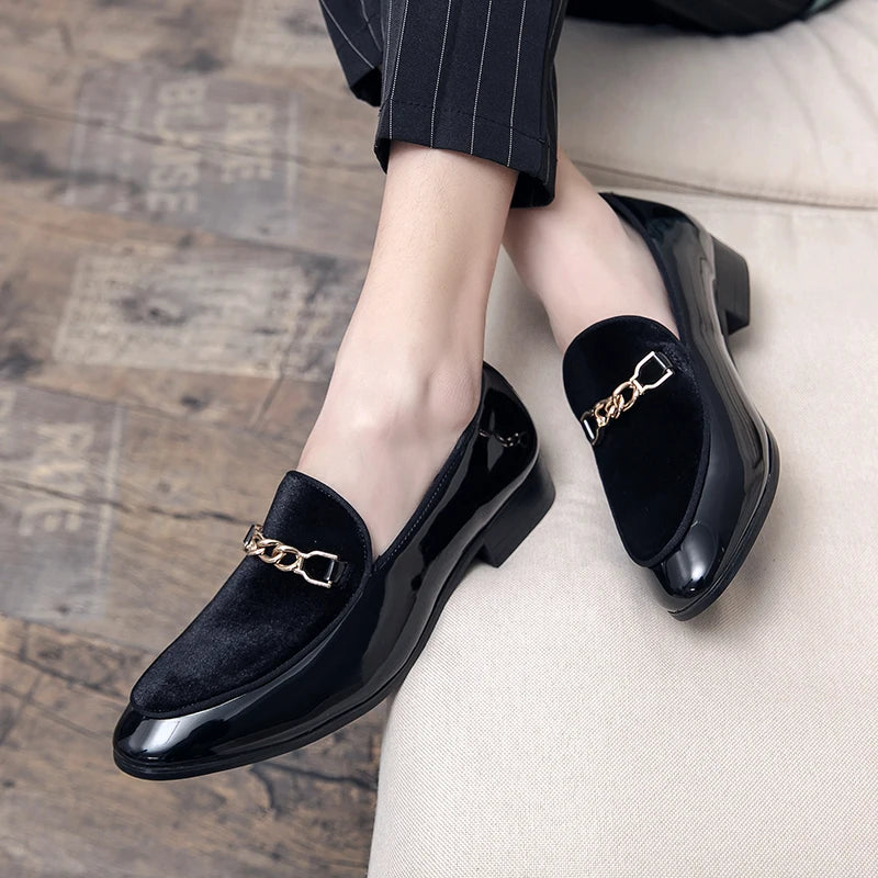 Midnight Velvet Loafers