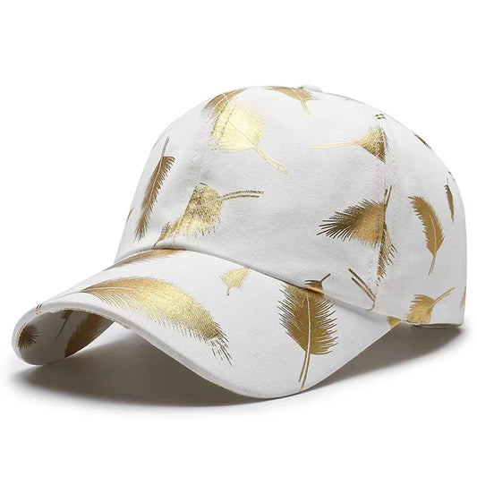 Luxe Feather Cap