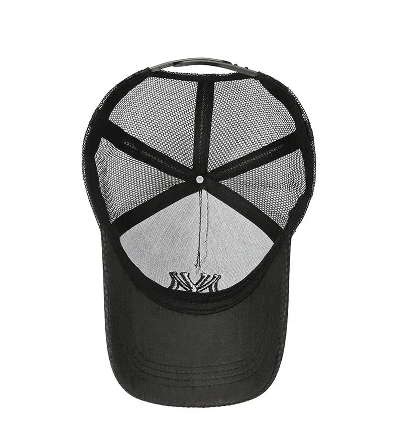 Black Camo Mesh Cap