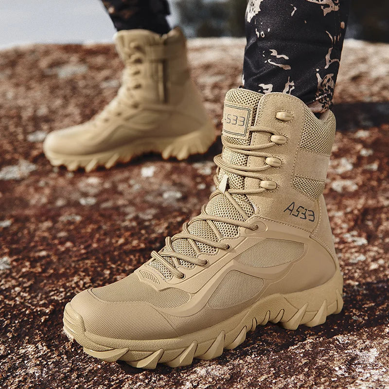 Desert Raider High-Top Combat Boots