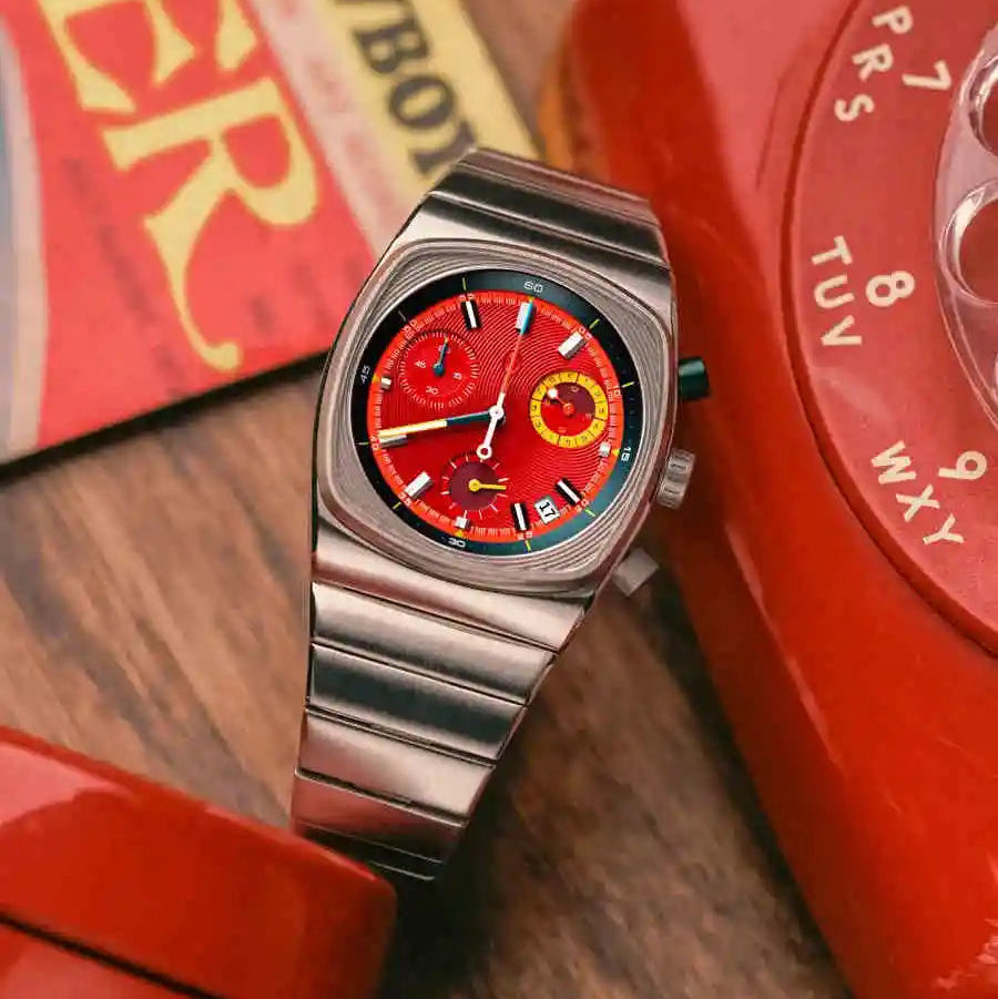 Retro Edge Timepiece