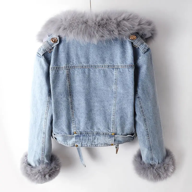 Arctic Fur Denim Jacket