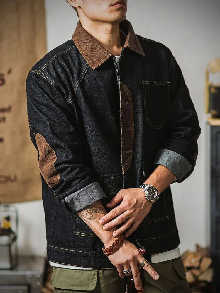 Heritage Black Denim Jean Jacket