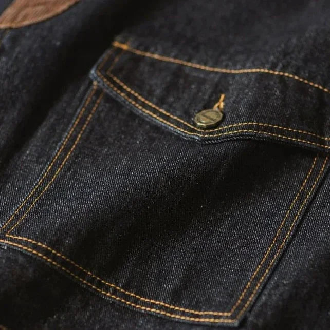 Heritage Black Denim Jean Jacket