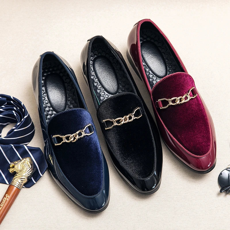 Midnight Velvet Loafers