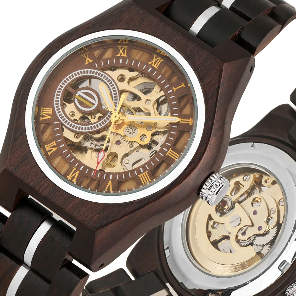 Vintage Timber Timepiece