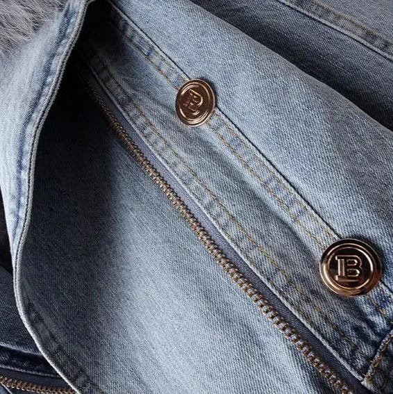 Arctic Fur Denim Jacket