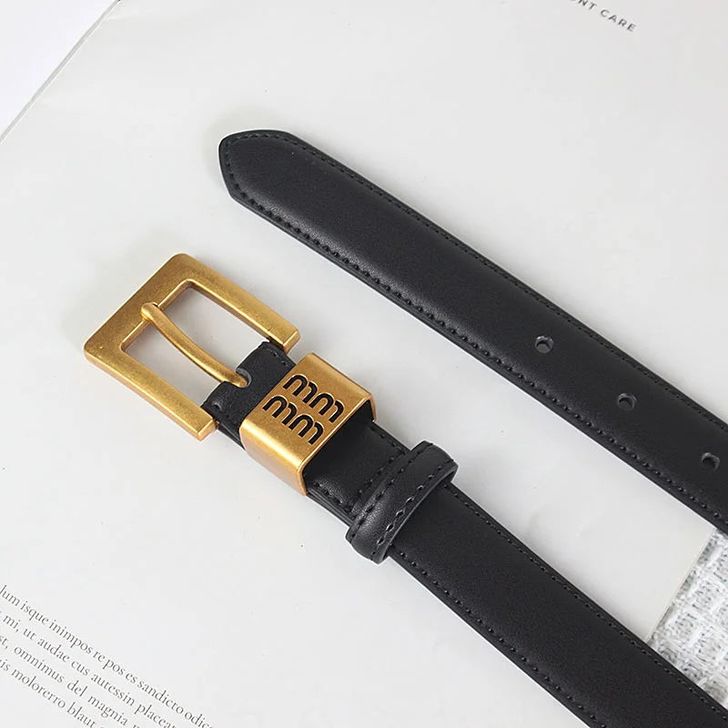 Sable Form Leather Belt