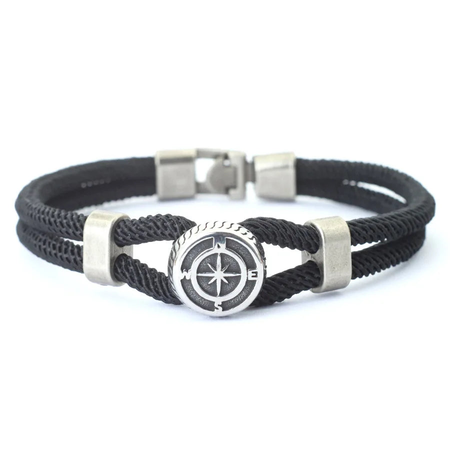 Viking Compass Rope Bracelet