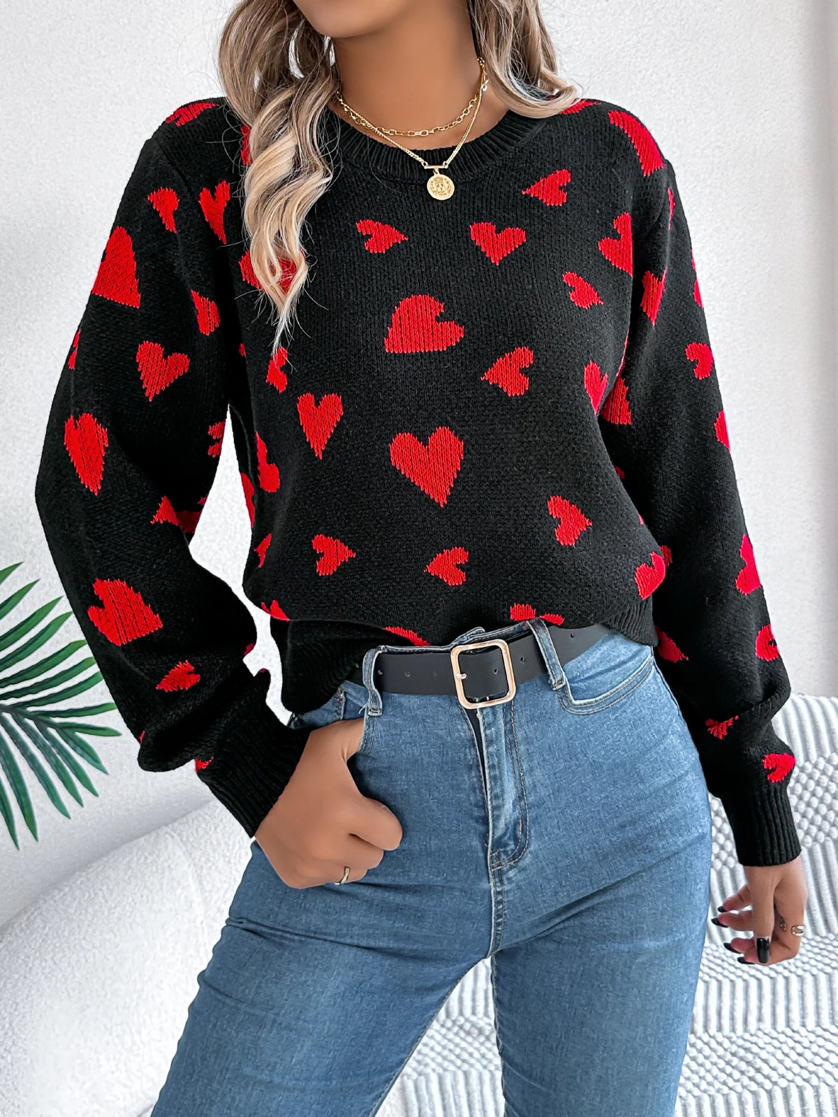 Heart Love Knit Sweater