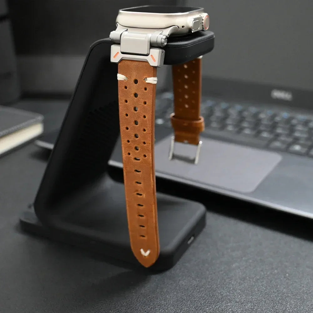 Luxury Craft Leather Apple Watch Band