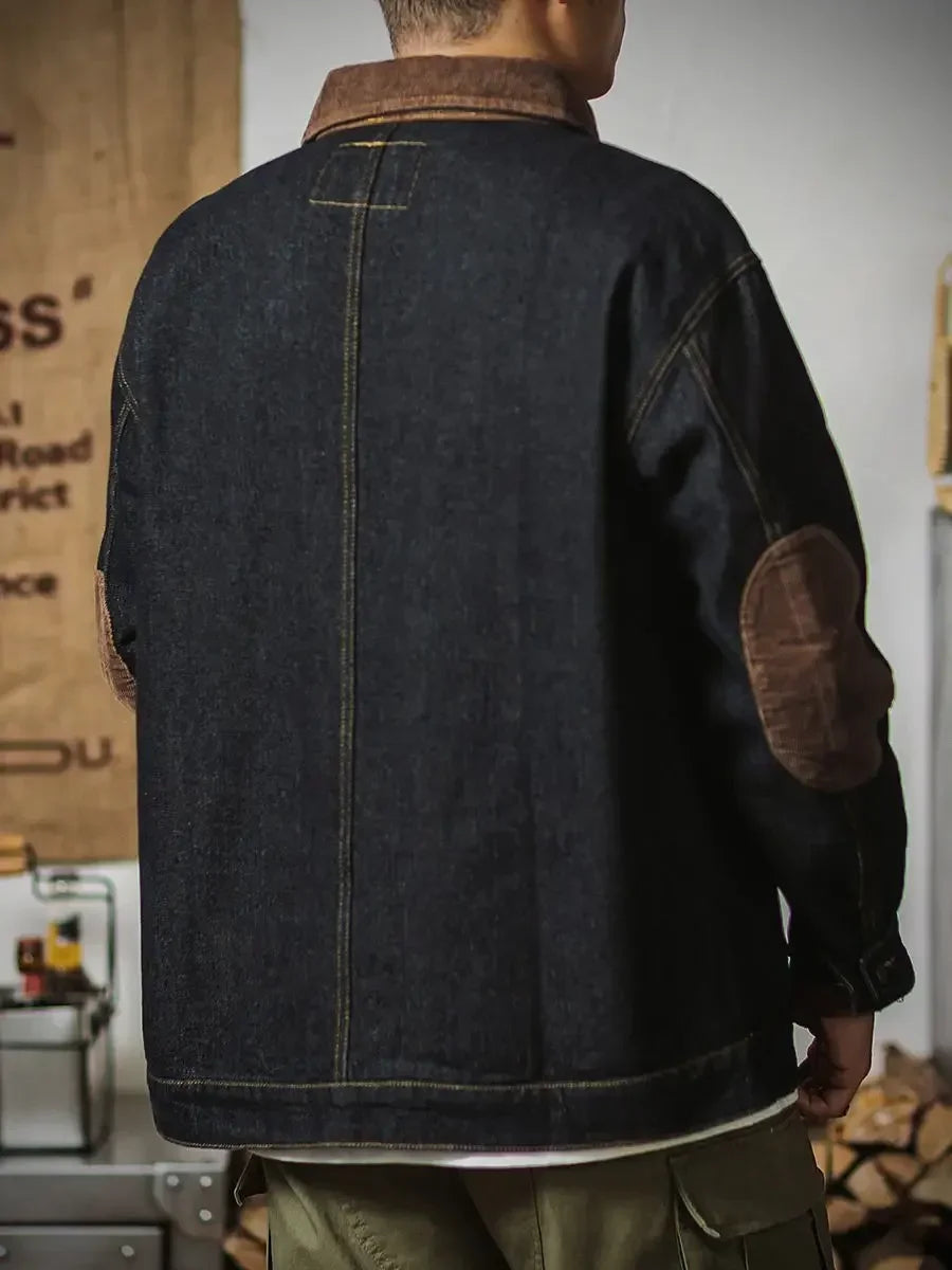 Heritage Black Denim Jean Jacket