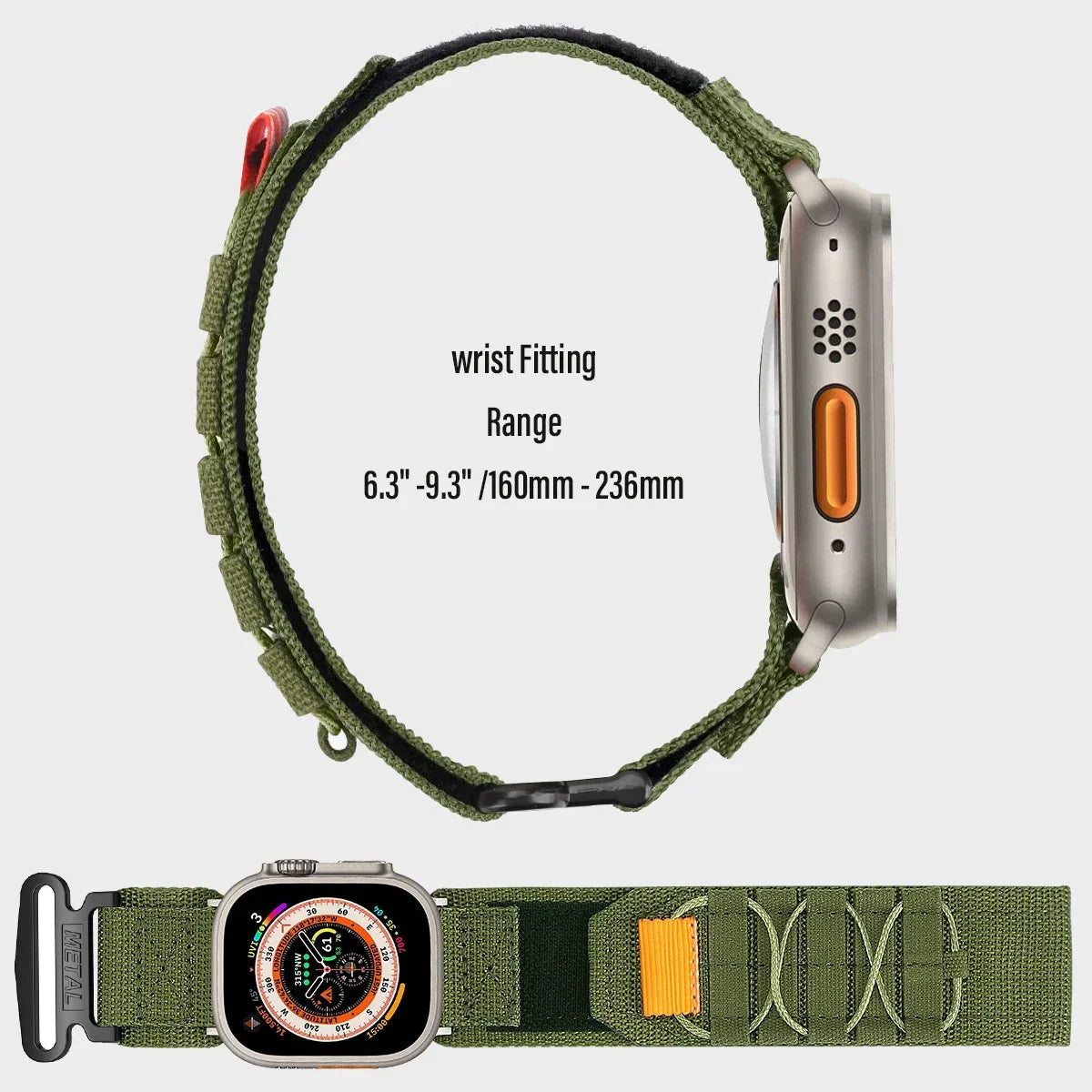 Stealth Fit Tactical Apple Watch Strap