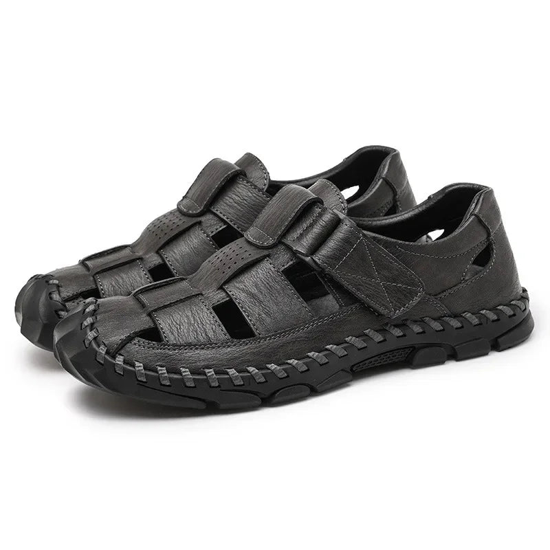 Bravon Leather Sandals