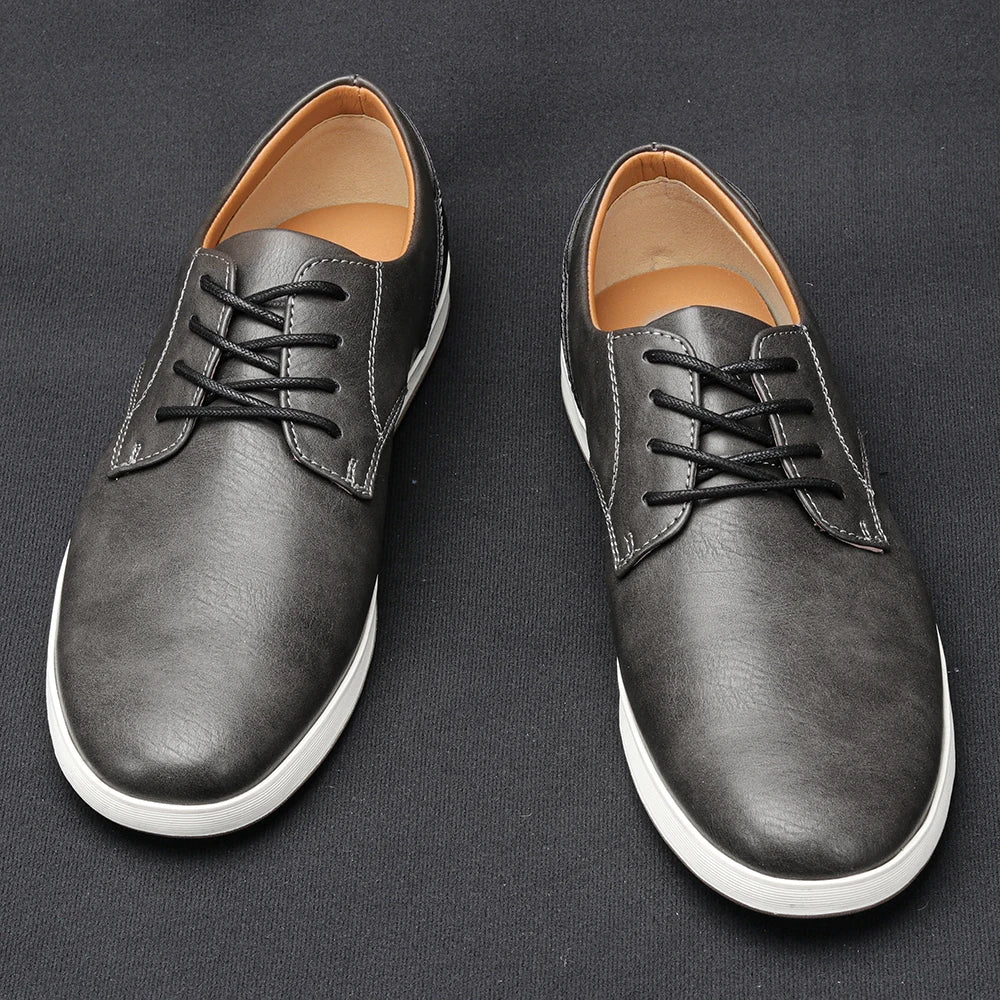 Classic Lace-Up Casual Shoes