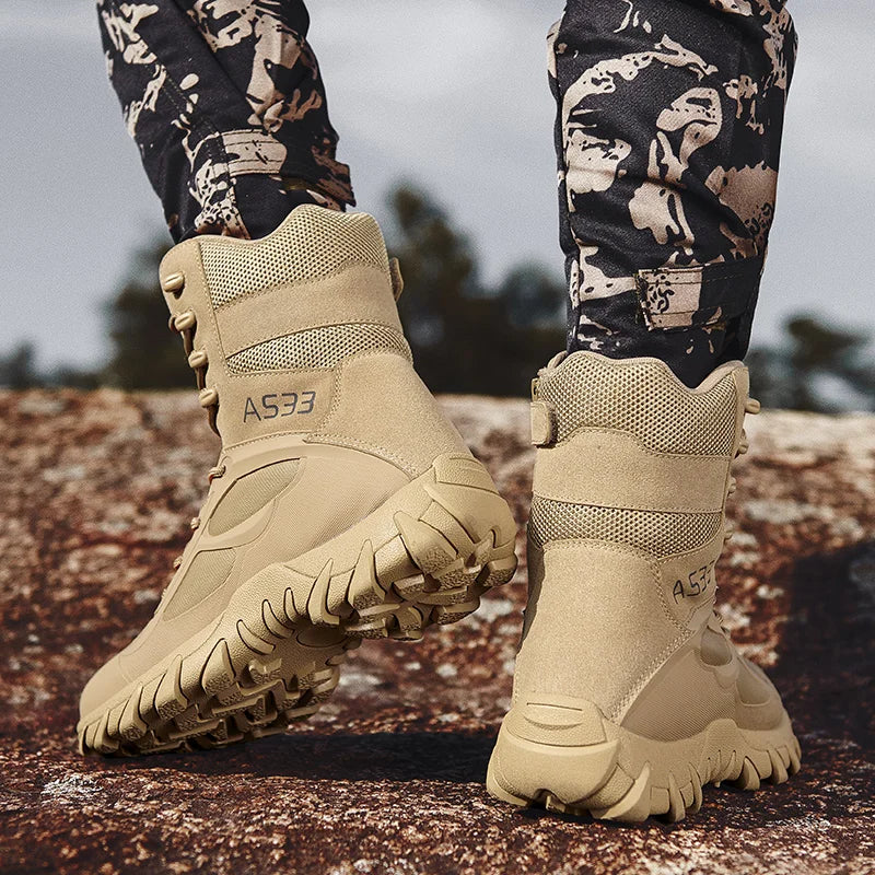 Desert Raider High-Top Combat Boots
