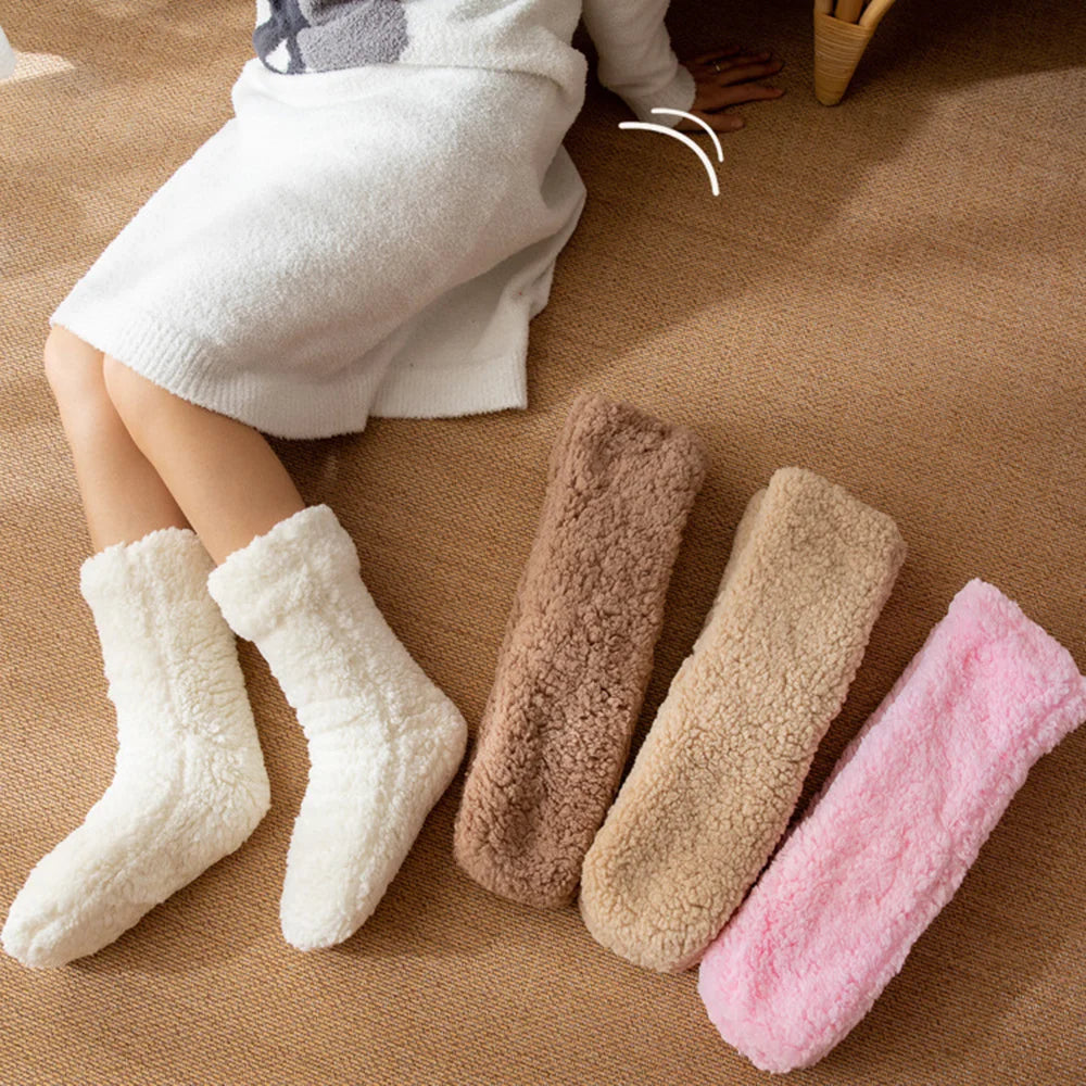 Cozy Velvet Winter Socks