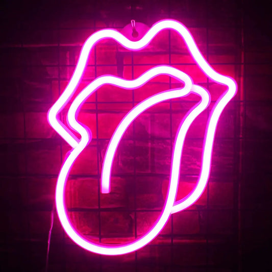 FAT LIP LED Neon Light